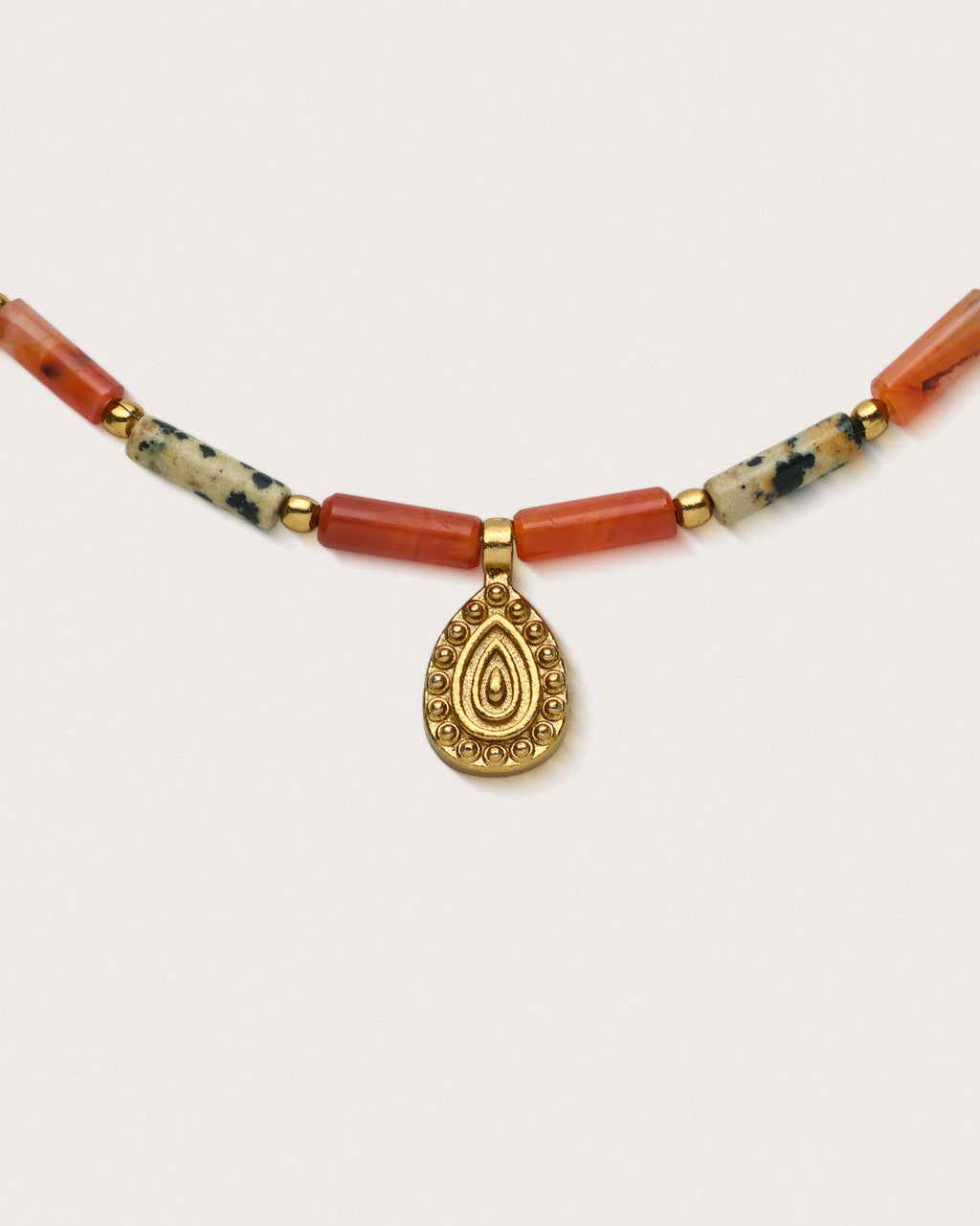 Simba | Jasper & Carnelian Pendant