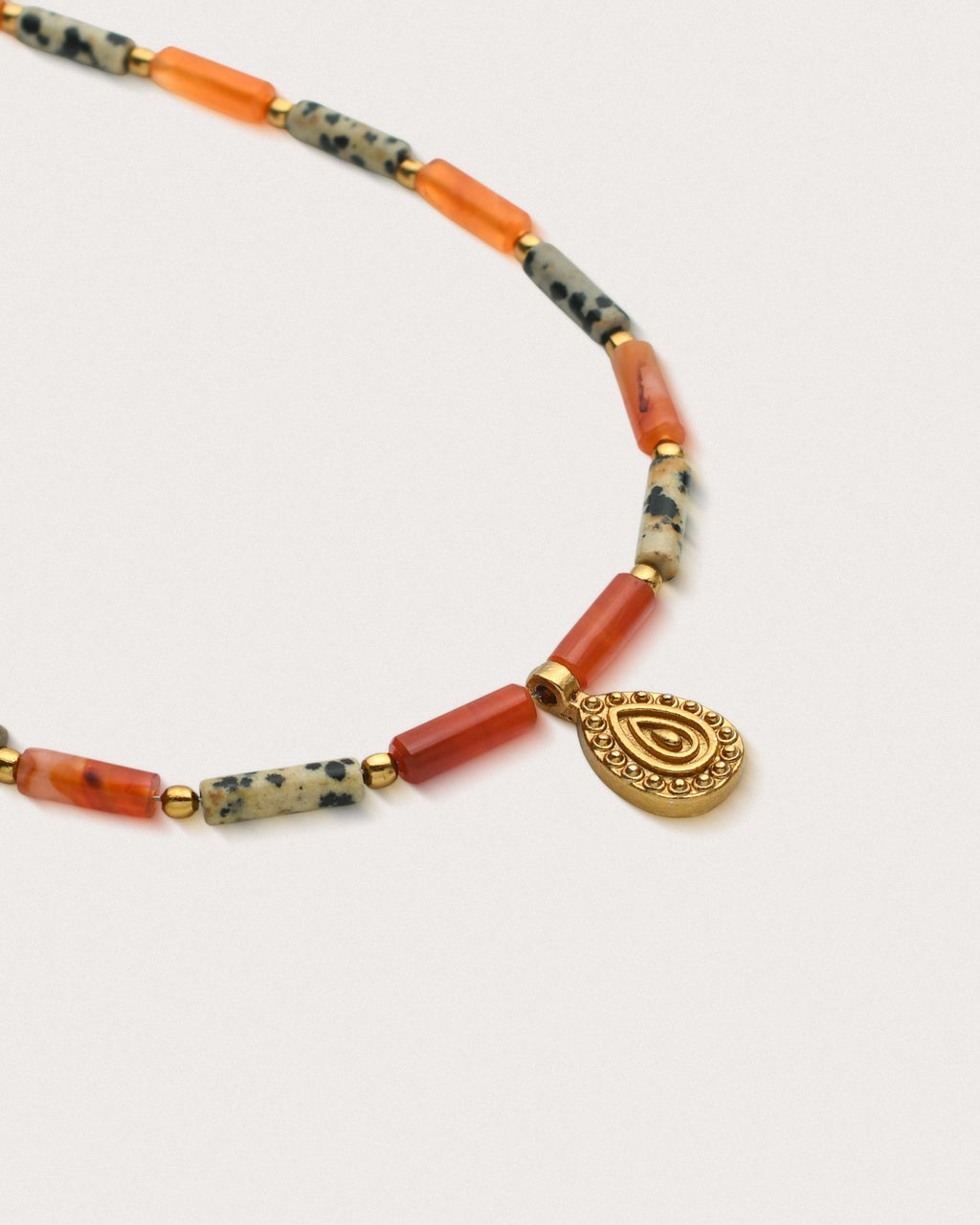 Simba | Jasper & Carnelian Pendant