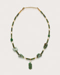 Dova | Olive Jade, Chrysoprase & Fresh water pearls