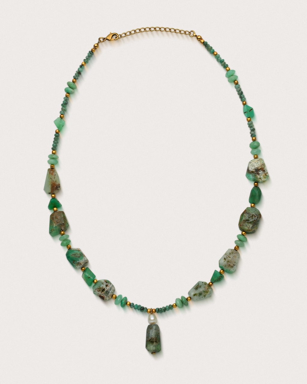 Zuri | Chrysoprase & Emerald