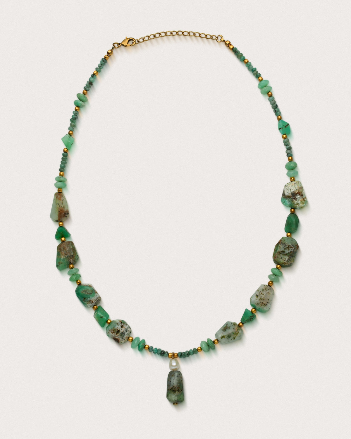 Zuri | Chrysoprase & Emerald