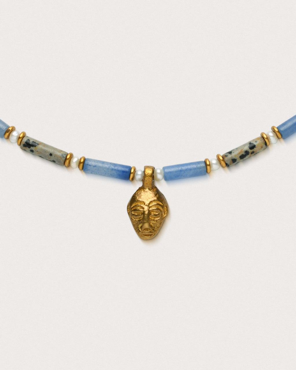 Amani | Dalmatian Jasper & Blue Kyanite