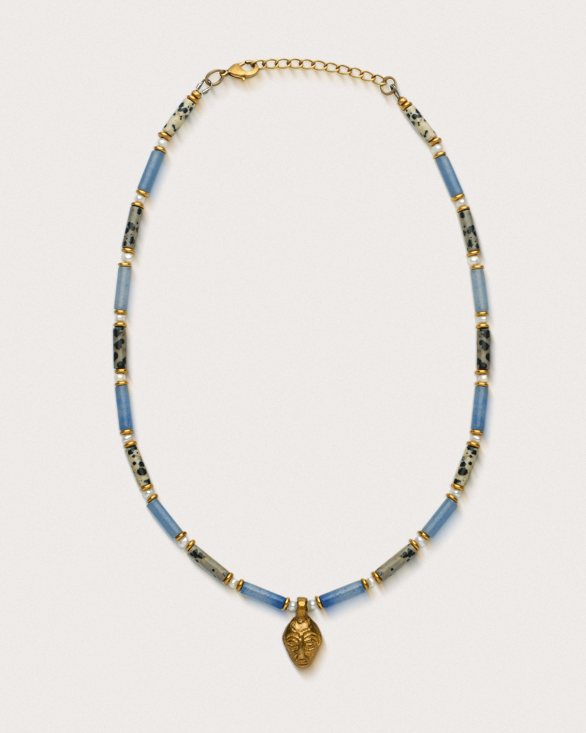 Amani | Dalmatian Jasper & Blue Kyanite
