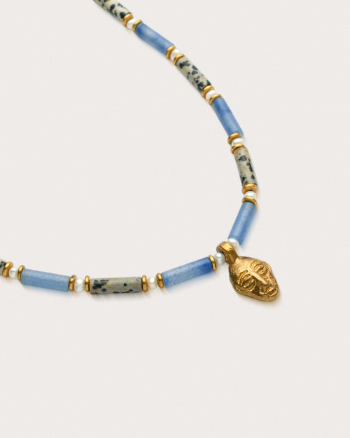 Amani | Dalmatian Jasper & Blue Kyanite