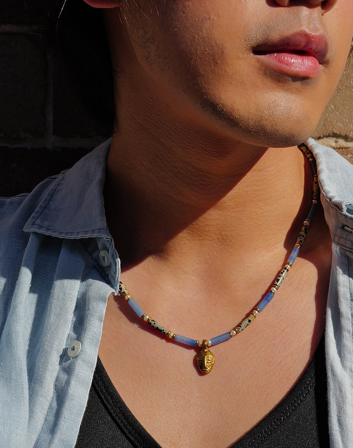Amani | Dalmatian Jasper & Blue Aventurine