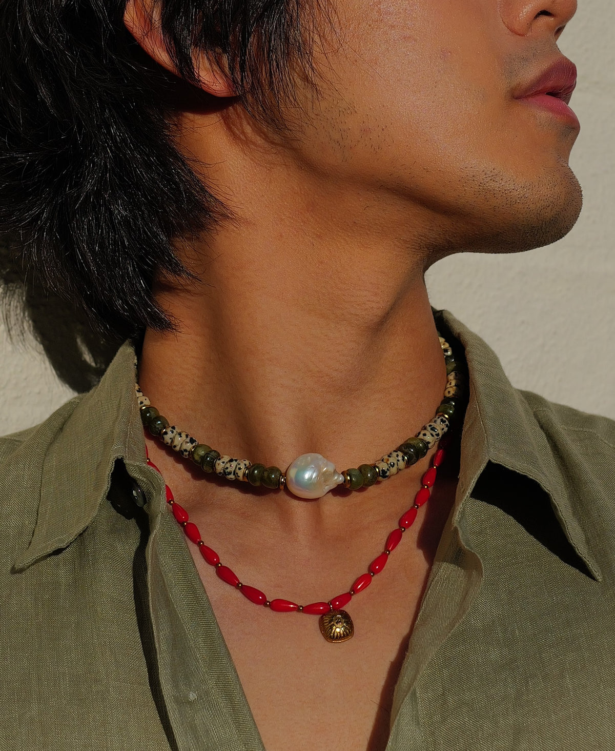 Zuva | Red Coral Teardrops