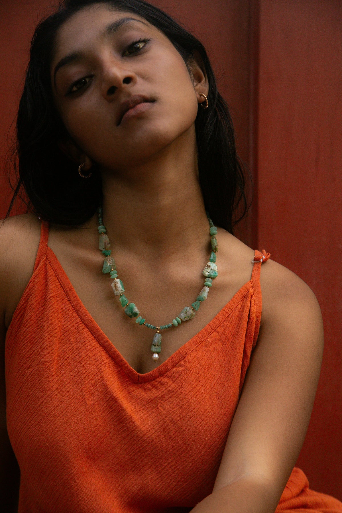 Zuri | Chrysoprase & Emerald